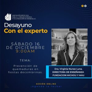 Prevención de quemaduras en fiestas decembrinas