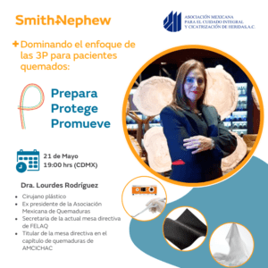 Dominando el enfoque de las 3Ps para pacientes quemados. Prepara, Protege,  Promueve