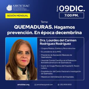 Quemaduras. Hagamos prevención. En épocas decembrinas