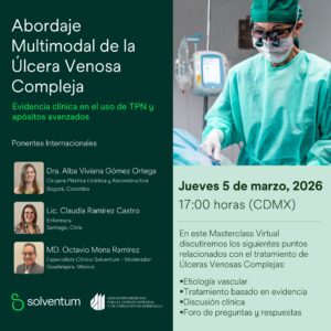 ABORDAJE MULTIMODAL DE LA ÚLCERA VENOSA COMPLEJA. Evidencia clínica en el uso de TPN y apósitos avanzados.