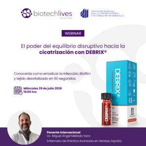 El poder del equilibrio disruptivo hacia la cicatrización con DEBRIX®️